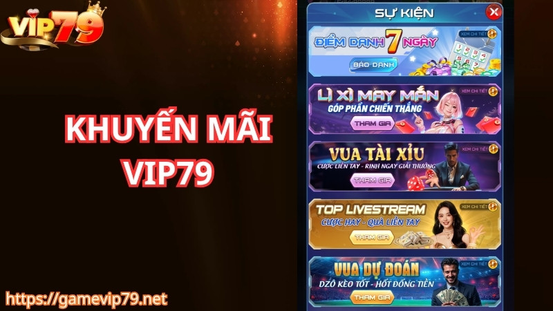 Giới thiệu chương trình khuyến mãi VIP79