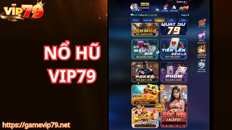 Giới thiệu đôi nét về sảnh nổ hũ VIP79
