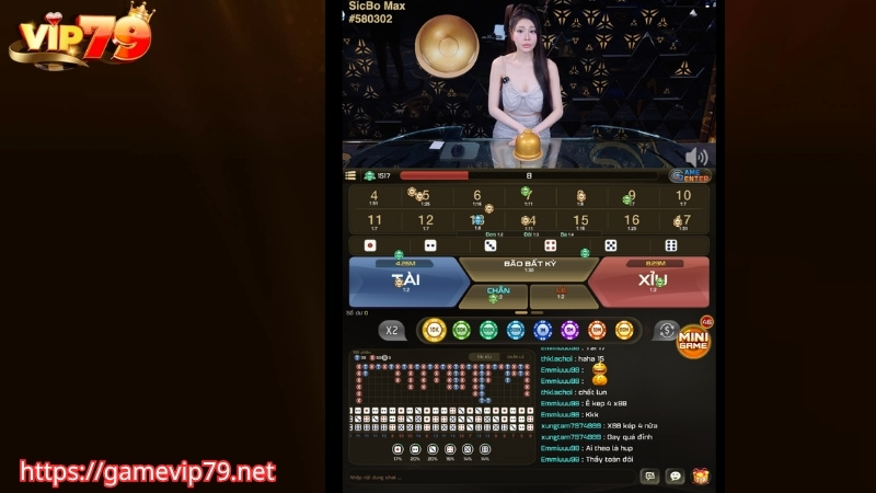 Tài xỉu là trò chơi đình cao tại cổng game VIP79